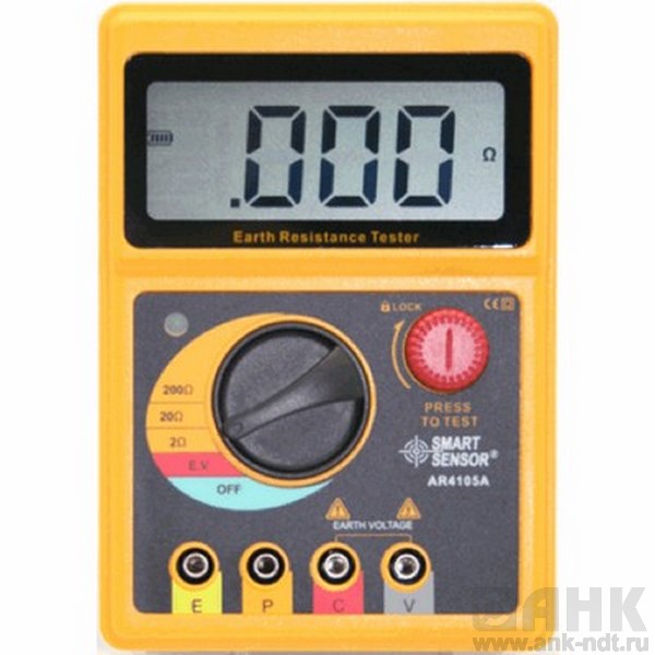 Цифровой тестер заземления AR4105A