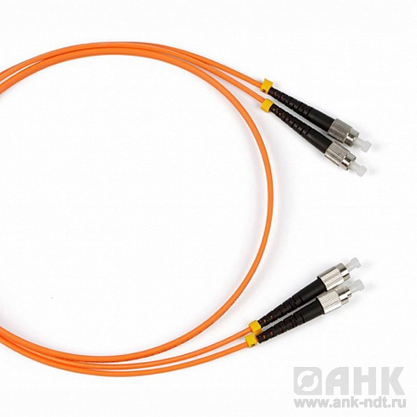 Fluke Networks NFK1-DPLX-FC, два дуплексных тестово-проверочных 62,5 мкм 2м шнура с коннекторами SC/FC