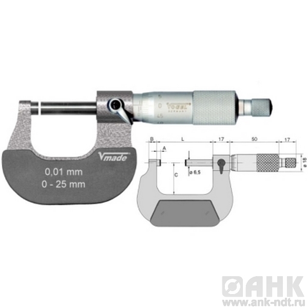 Микрометры Vogel для простых измерений