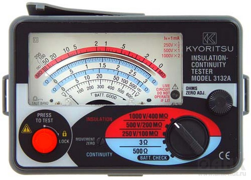 KEW 3132A — мегаомметр аналоговый
