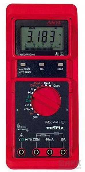 MX44HD — мультиметр для измерений в сложных условиях IP67