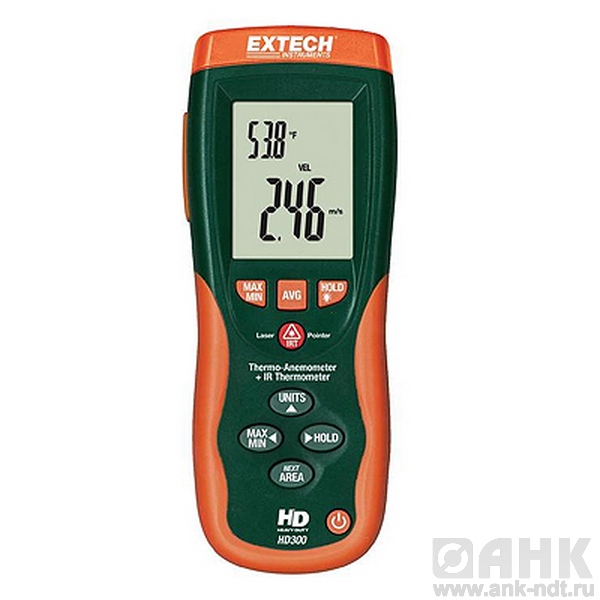 Термоанемометр + ИК термометр Extech HD300