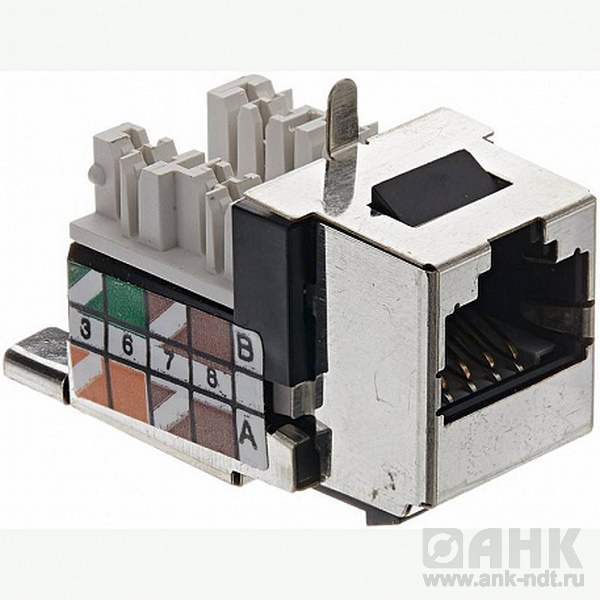 Fluke Networks DTX-PCTAC5EKS, две розетки категории 5Е