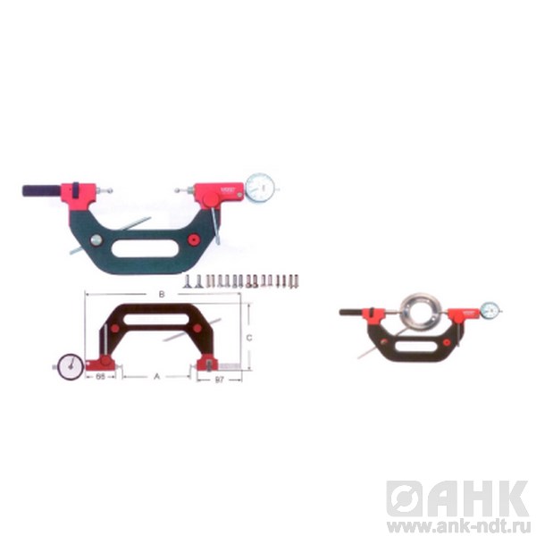 Скоба измерений параметров шестерен