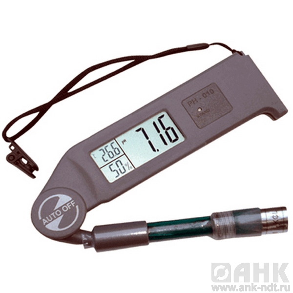 Складной pH-метр, термометр, гигрометр KL-0101