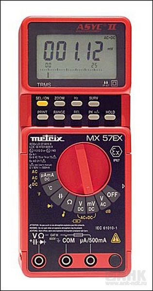 MX57Ex — мультиметр для измерений в сложных условиях + взрывобезопасный