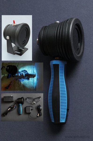 Ультрафиолетовый светодиодный фонарь УФД-365В