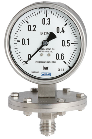 Поверка манометров мембранного модели 432.50, 433.50