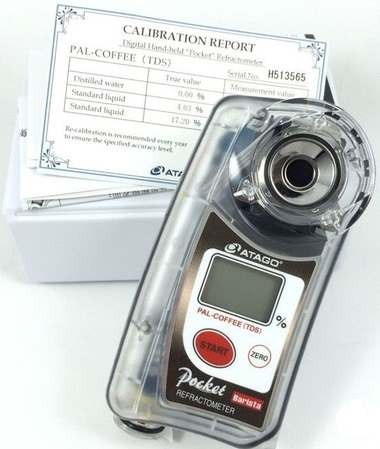 Поверка рефрактометра PAL-Coffee TDS