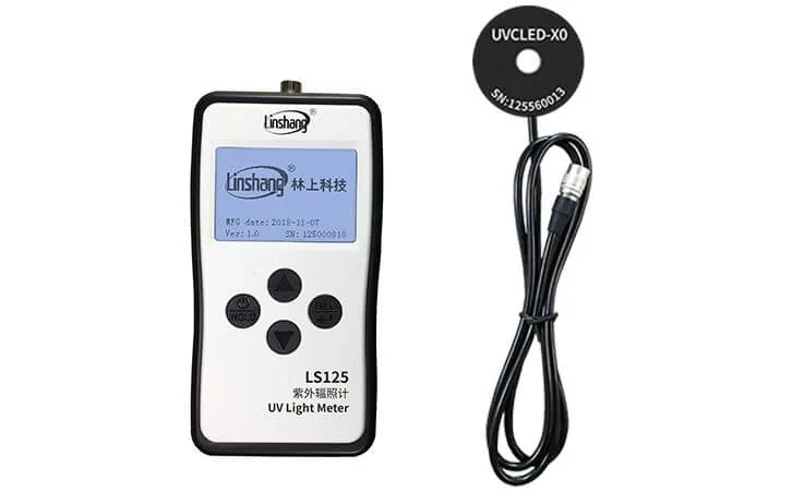 Измеритель ультрафиолетового излучения Linshang LS125 + зонд UVCLED-X0