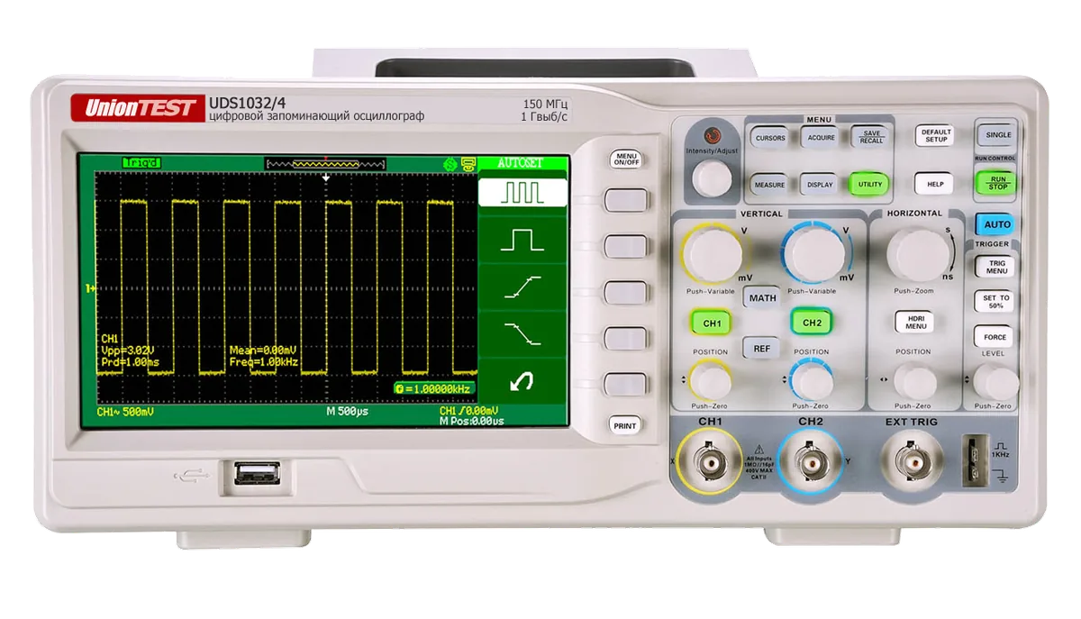 Осциллограф UnionTEST UDS1032/4